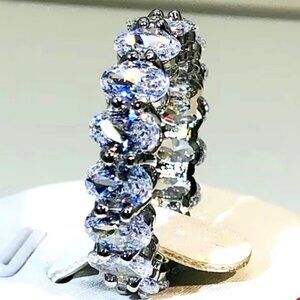 🆕 Incredible 9.00 Ctw Oval Cut Diamond Anniversary / Fashion Band 18K 🆕